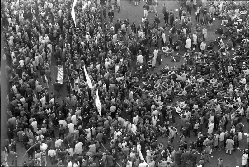 Student riots in Paris in 1968