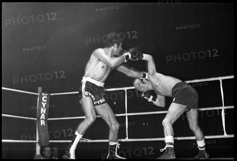 European Championship fight Zurlo against McClusky in Zurich 1970