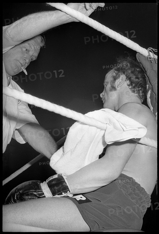 European Championship fight Zurlo vs. McClusky in Zurich 1970: John McClusky