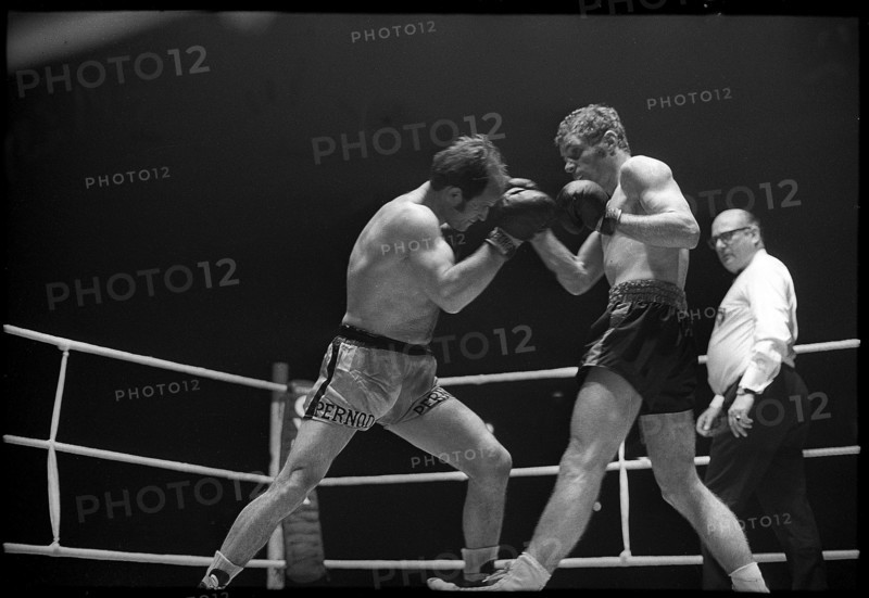 Boxing match between Eric Nussbaum and Meier in Zurich 1970