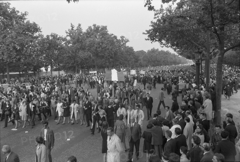 Student riots in Paris in 1968