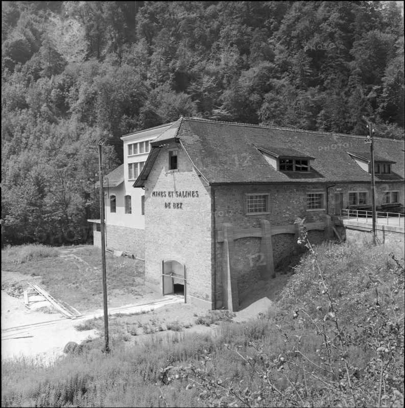 Bex, saltworks, salt mine; 1959