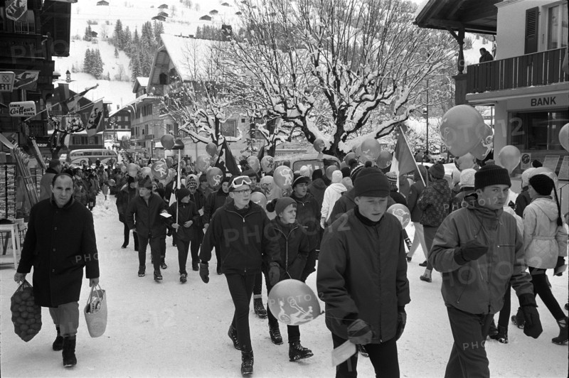 Swiss Youth Ski Camp: Opening Ceremony, 1968
