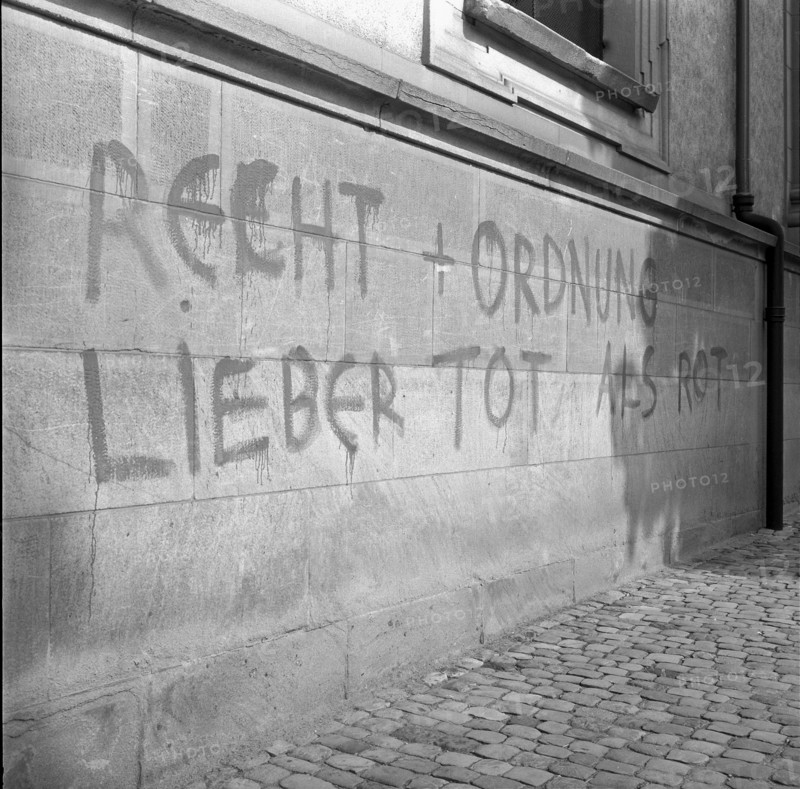 Mural against imperialism, Lucerne 1969