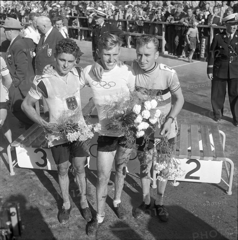OS Helsinki 1952: 3rd Ziegler, 1st Noyelle, 2nd Grondelaers