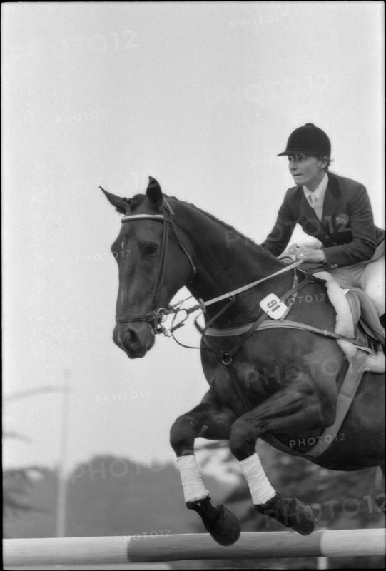 CSIO Lucerne 1974: Lady A. Fraser on Millionaire
