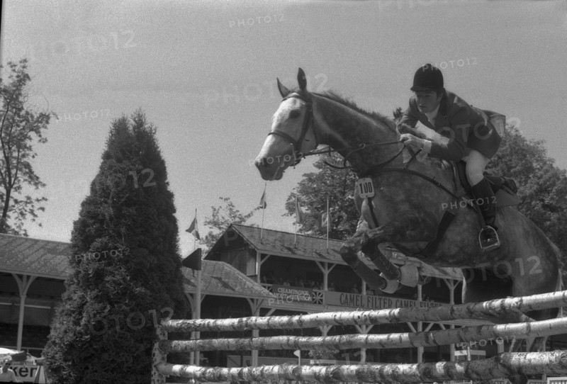 CSIO Lucerne 1974: B. Brown on A little bit