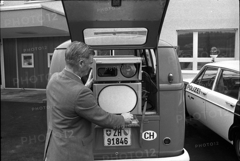 Speed control with the Multanova radar, 1971