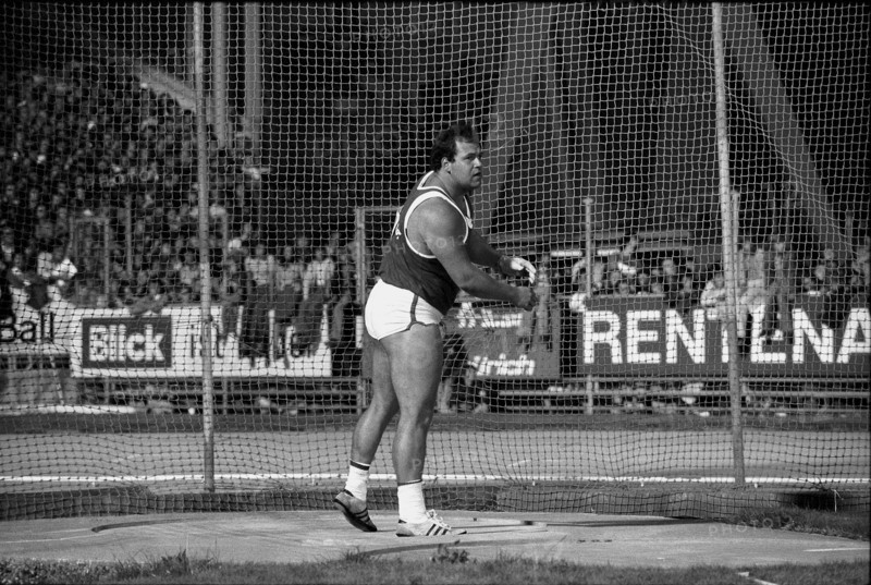 Zurich Athletics Meeting 1975: Hammer thrower