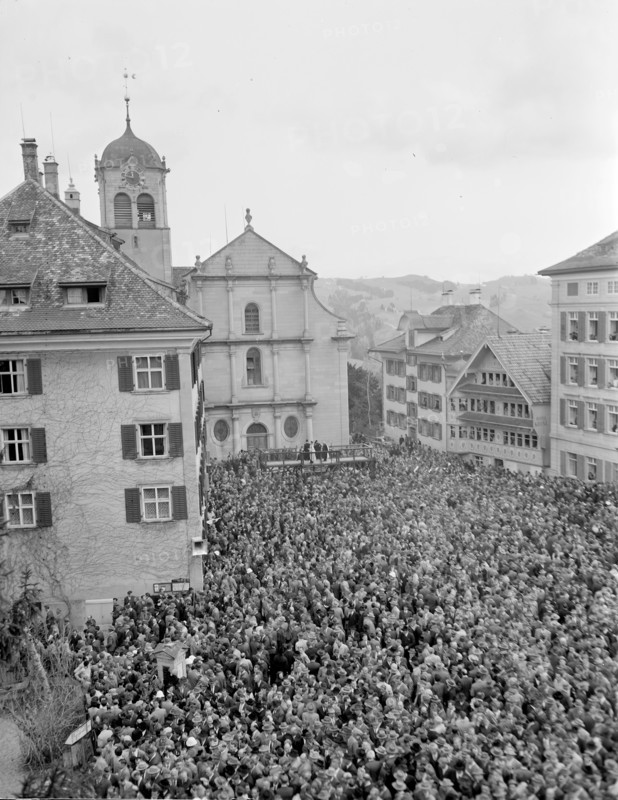 Assembly of the Ausserrhoden Landsgemeinde 1956