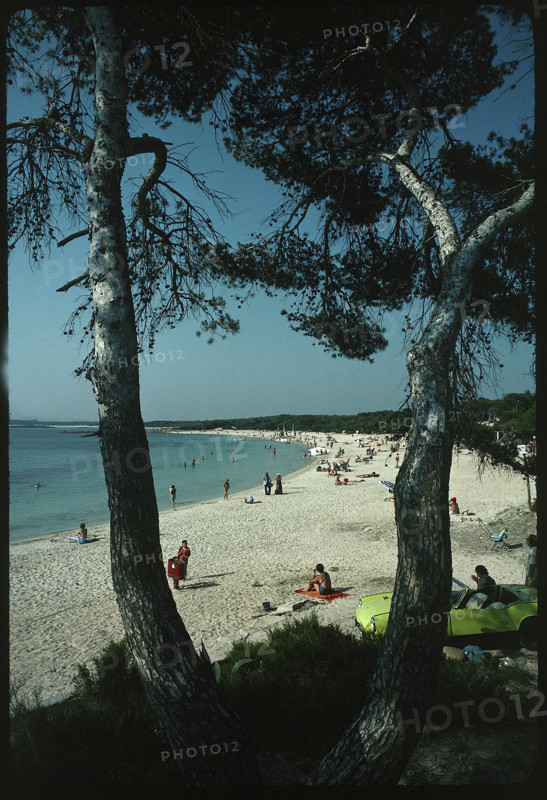 Beach on Mallorca, 1976