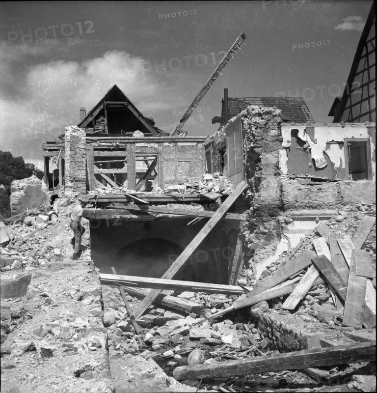 WWII: Bombing of Stein am Rhein, 1945; 3 months later