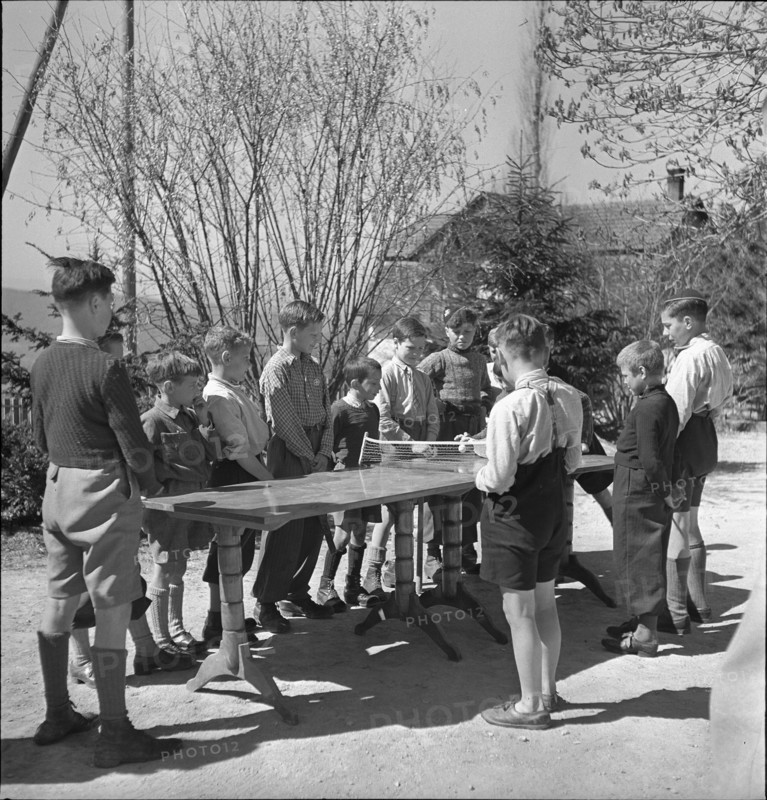 Children from Belgium on holiday in Switzerland, 1942