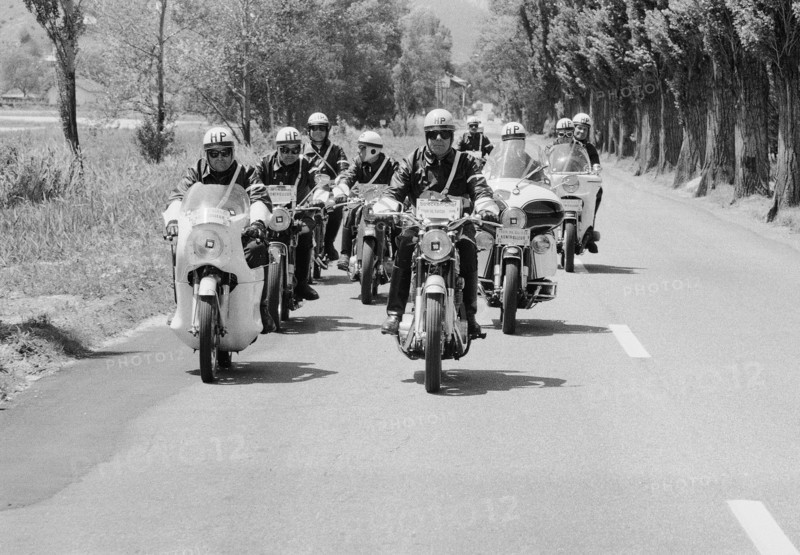 Tour de Suisse 1968: Motorized Army Police