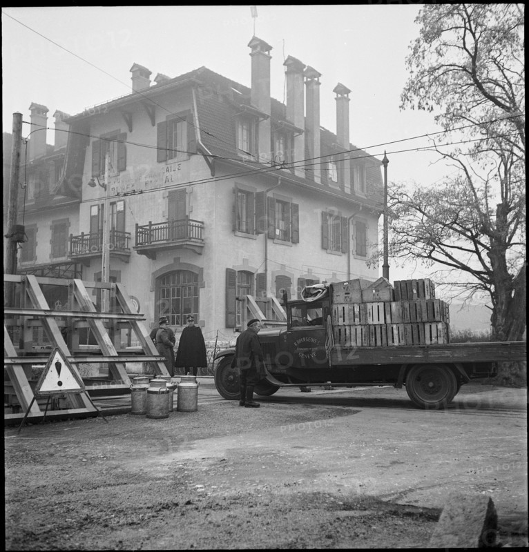 WW 2: border. opening of the frontier, Geneva 1944