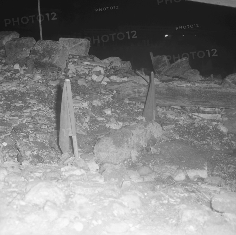 After WW 2: 50kg phosphor bomb found in the Rhine bed, 1961