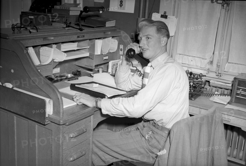 Mobilization report 1947: Call in the office, conscription
