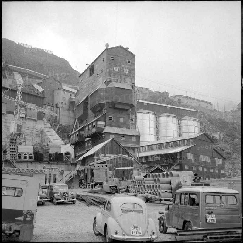 Grande Dixance building site 1953