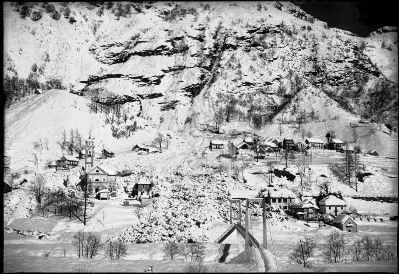 Moserdamm: demolition works, Schaffhausen 1961