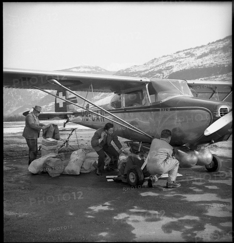Avalanches in Valais 1951: Hermann Geiger and a redio reporter