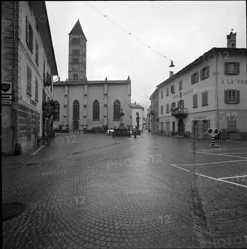 Street in a Valais village, 1944
