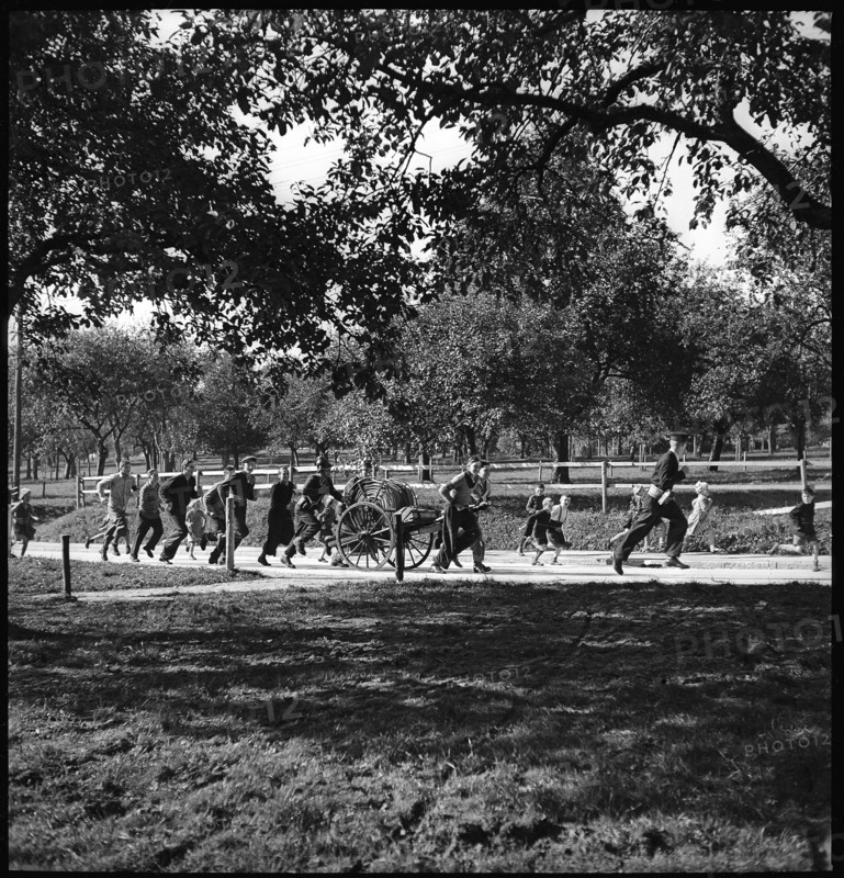 War fire brigade, fire drill, 1939