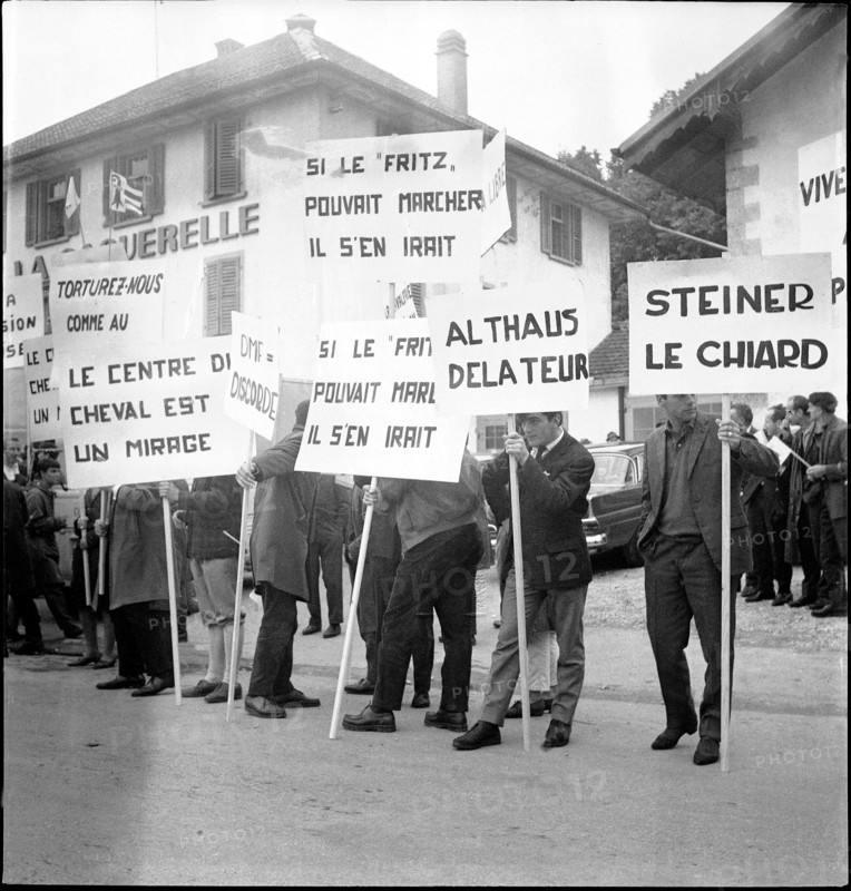 Commemoration of mobilization 14/39 in Les Rangiers, 1964