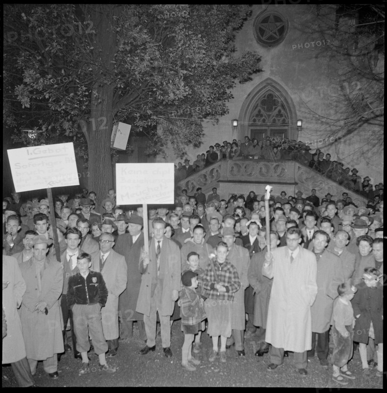 Rally against the USSR in Hungary, Zurich 1956