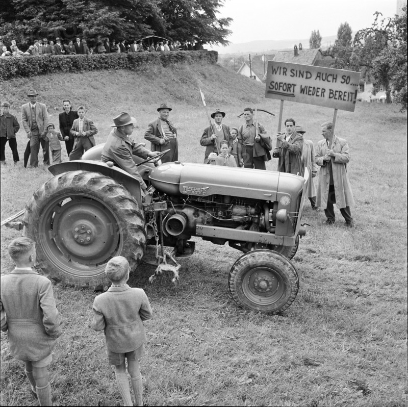 Fricktal; Protest against fluoride damage; 1958