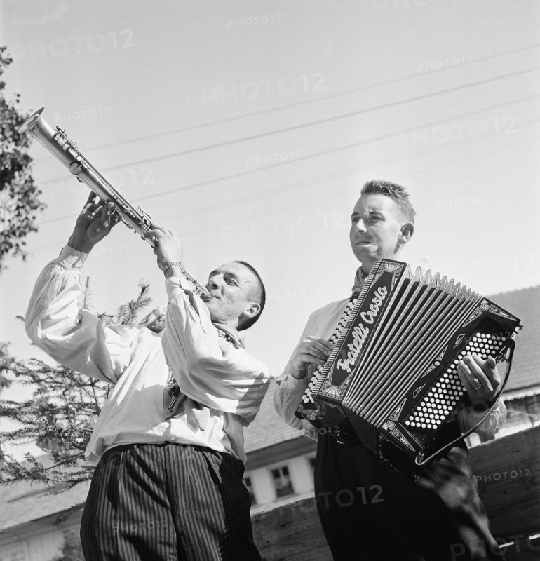 Thanksgiving festival La Bénichon in Treyvaux, 1943