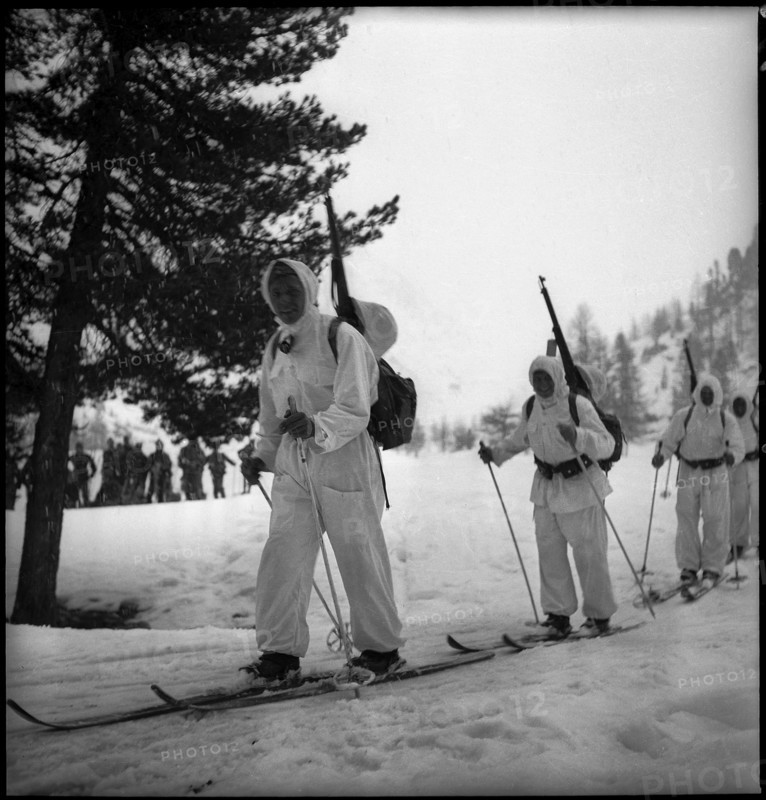 Swiss mountain troops, 1940
