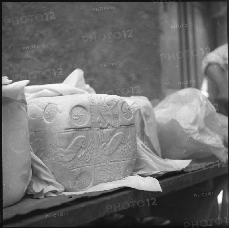 Butter for the butter donation, custom in Flums, 1940