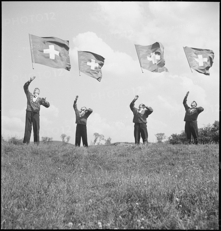 Flag waving, Federal Yodeling Festival 1949