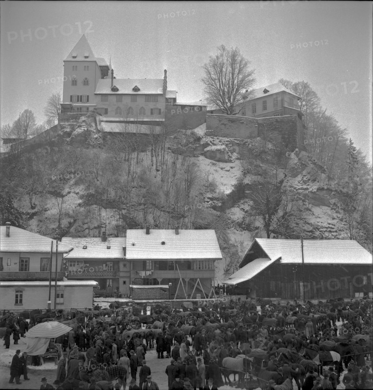 9th Burgdorf Inland Horse Market with Castle, 1944