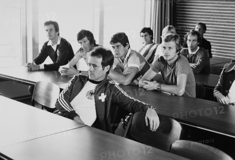 Köbi Kuhn at the national team training camp in 1976