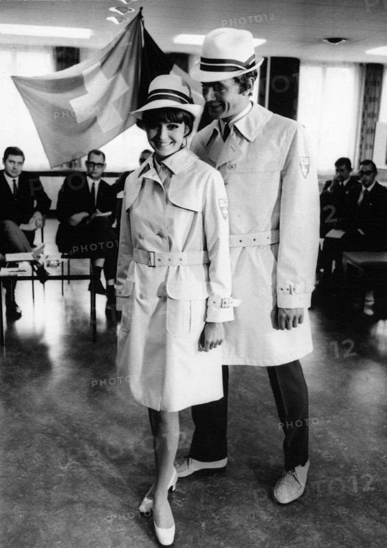 Olympic Games Mexico 1968: Presentation of Swiss clothing