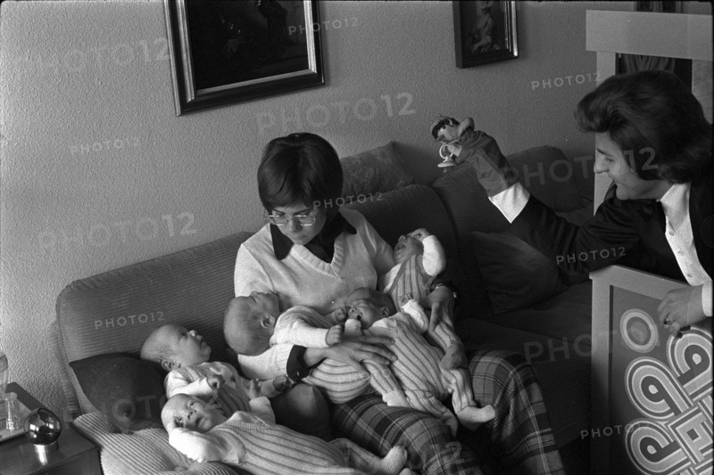 Quintuplets of the SteingrubePalatini family, 1973