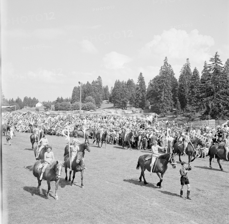 56th MarchéConcours Saignelégier, parade, 1959