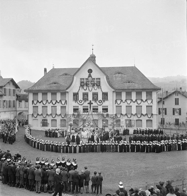 Corpus Christi procession in Appenzell, 1940
