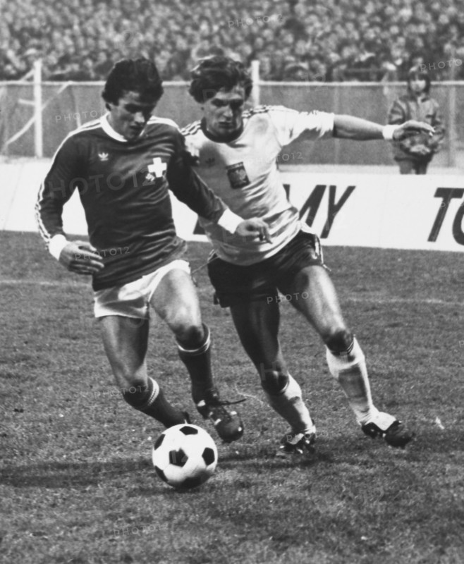 European Championship qualification 1978: Poland  Switzerland; Barberis, Nawalka
