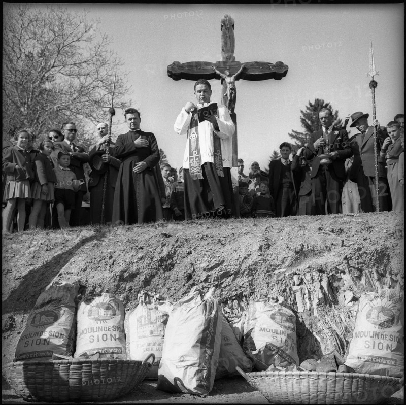 Feast of St. George in Chermignon, 1955