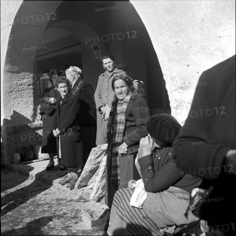 Old women in Ascona, 1955