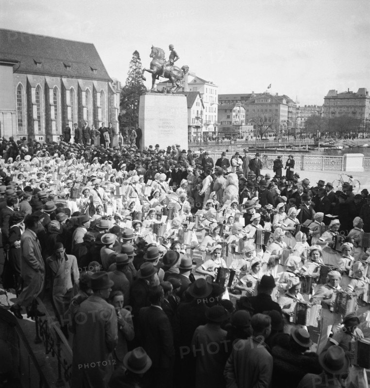 Sechseläuten in Zurich, circa 1937
