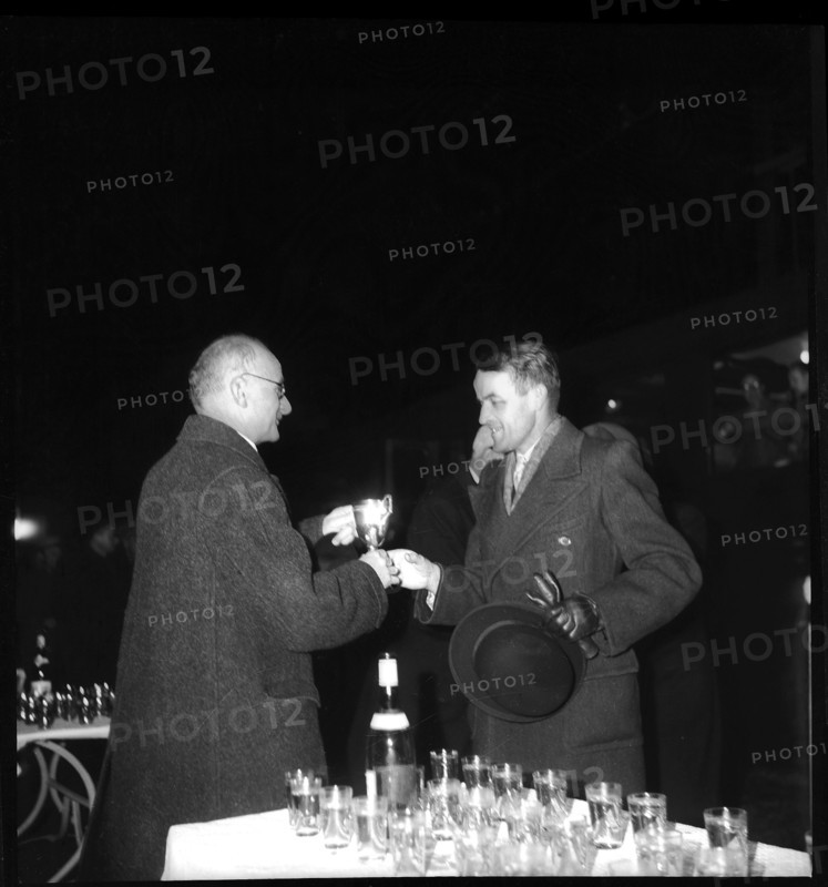 Max Petitpierre, reception in Neuchâtel, 1944