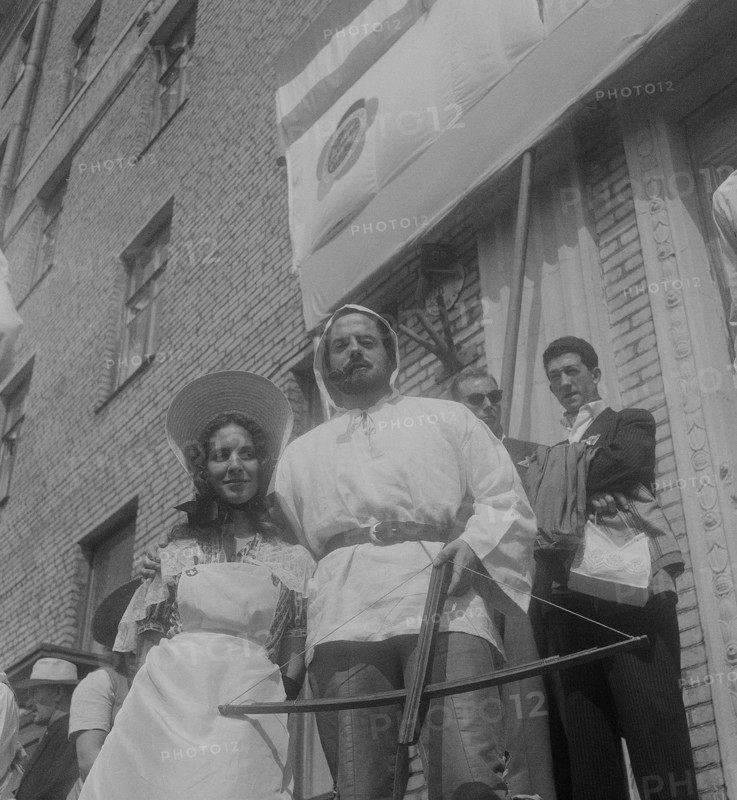 Swiss at the World Youth Festival in Moscow, 1957