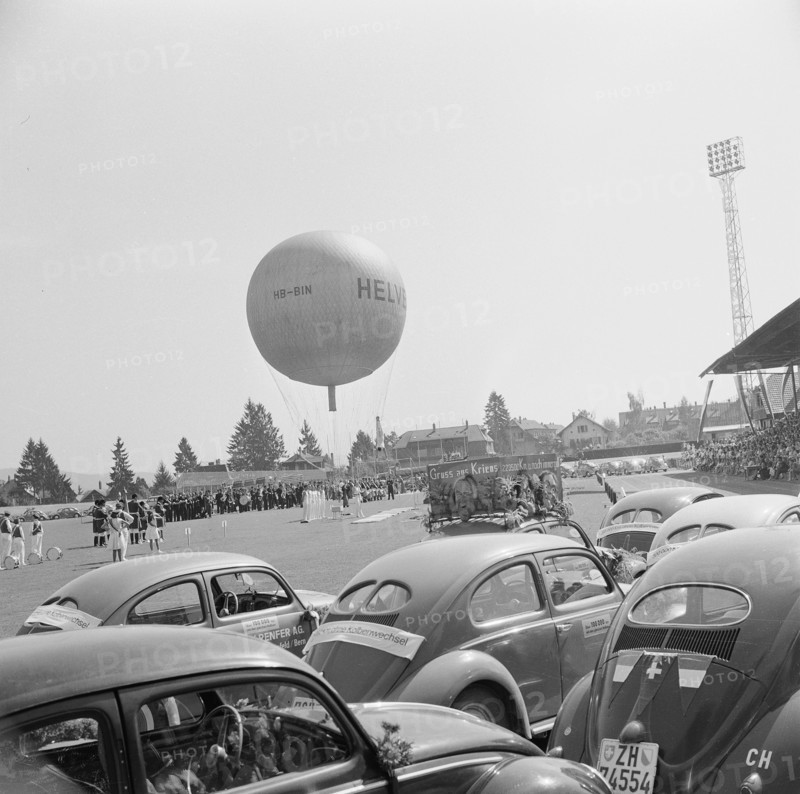 National meeting of Volkswagen jubilees, 1957