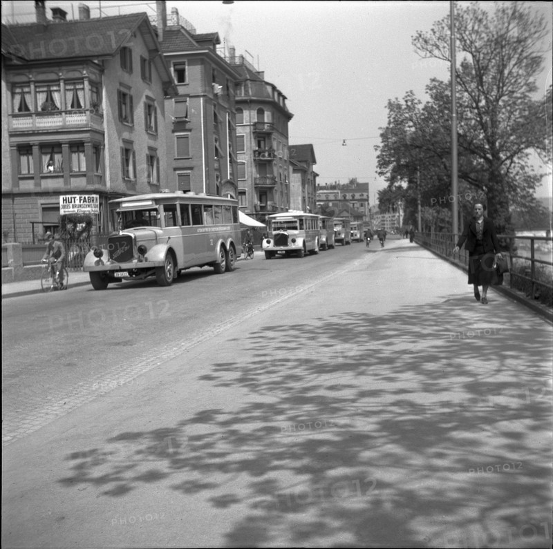 Street in Zurich; 1940
