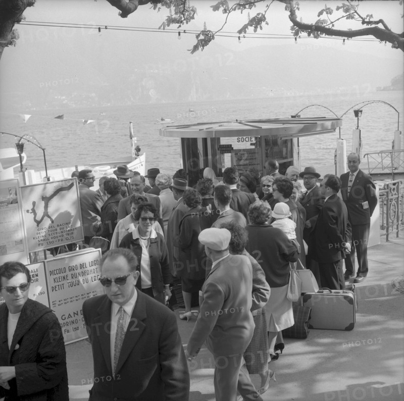 Avenue in Lugano 1957