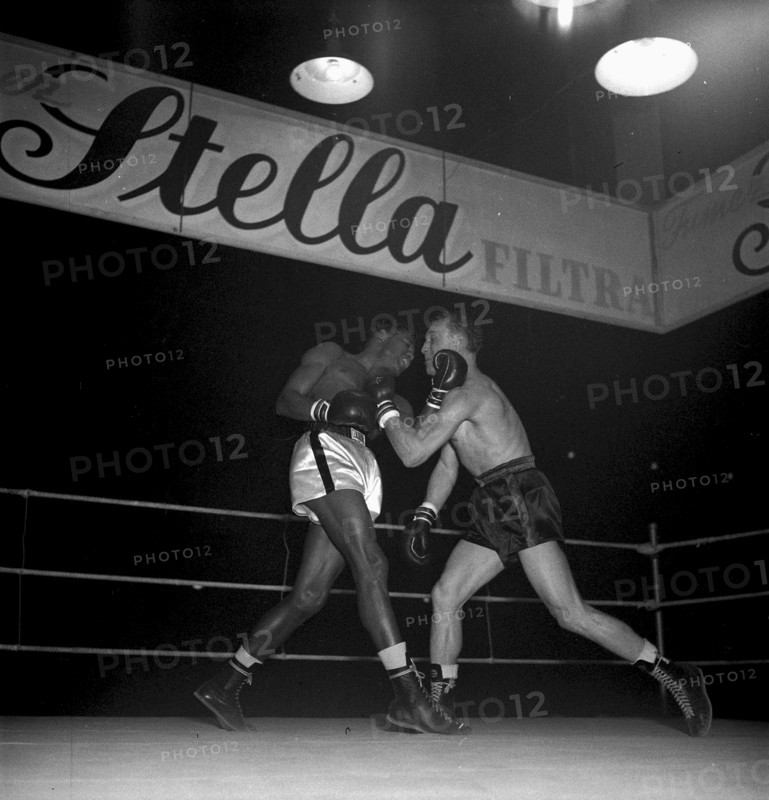 Sugar Ray Robinson vs Yanek Walczak, Geneva 1950