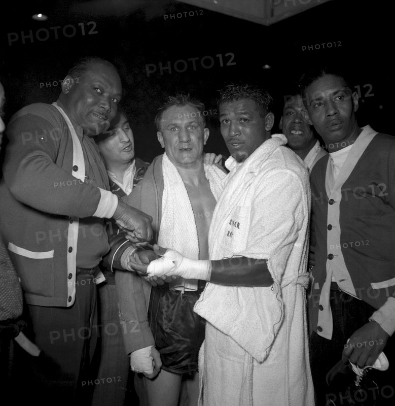 Sugar Ray Robinson vs Jean Wanes, Zurich 1951